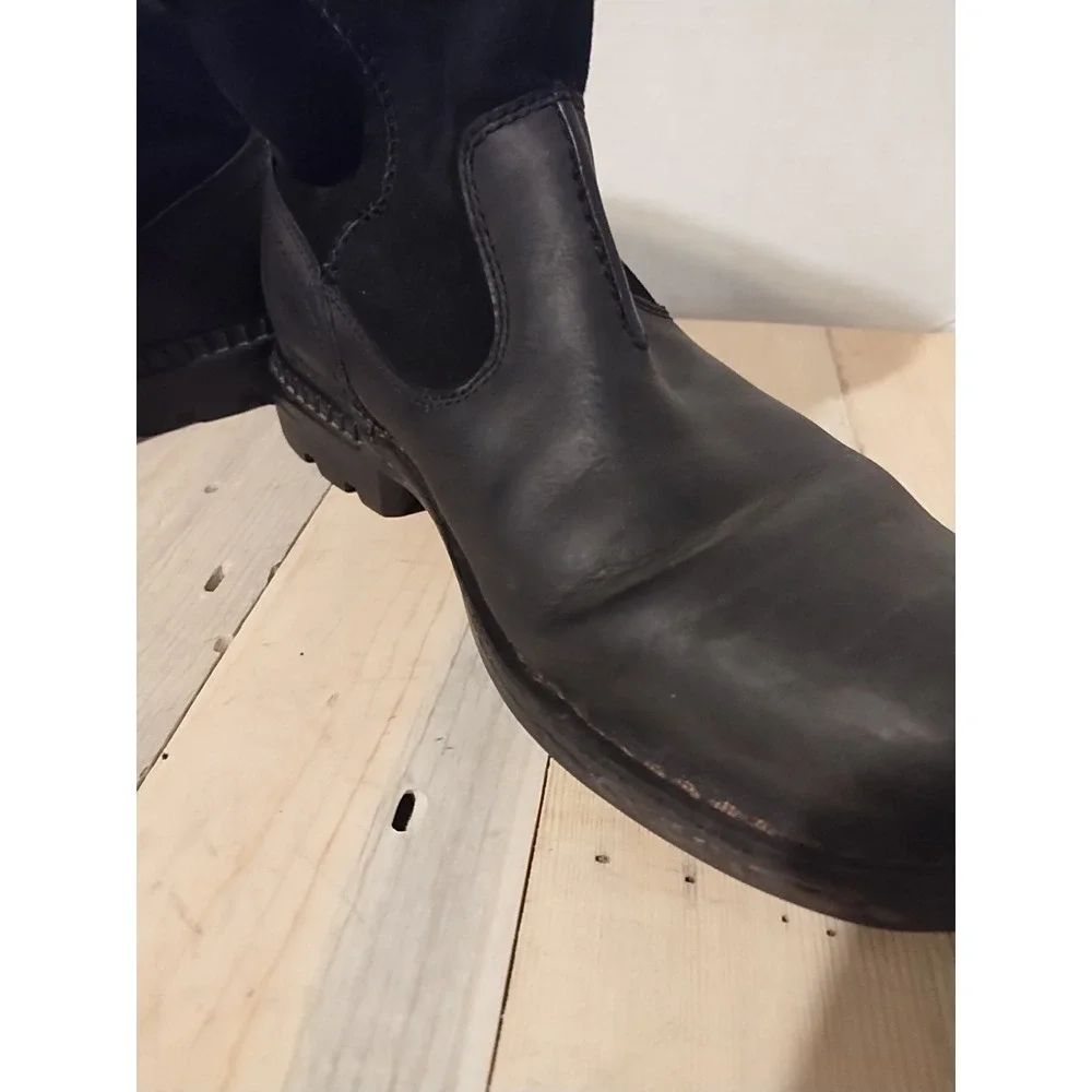 UGG Hartsville Leather Shearling Boots Mens 9 Suede 5626 Winter Outdoors Warm